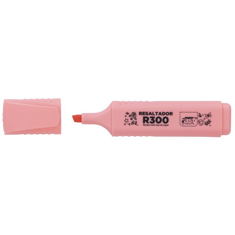 MARCADOR RESALTADOR FAST PASTEL ROSADO