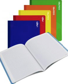 CUADERNO PEQUEÑO  COSIDO DE CUADROS  100H