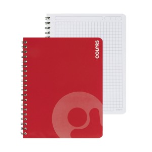 CUADERNO DOBLE ANILLO ESPIRAL VIVO CUADROS