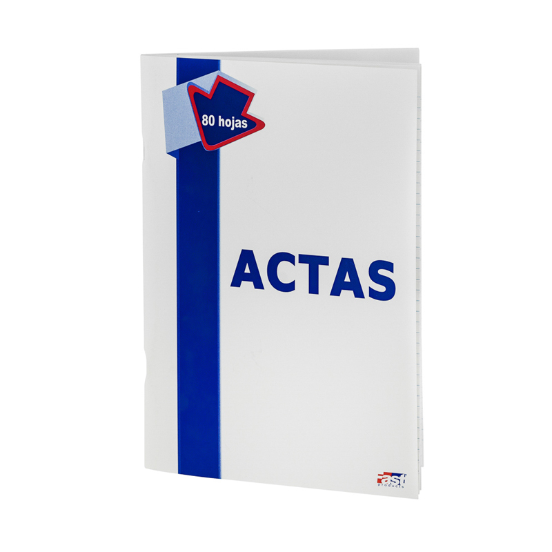 CUADERNO P/ACTAS 80H OFICIO