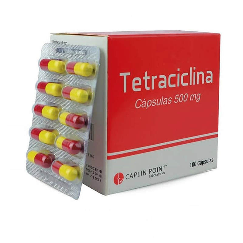 Tetraciclina 500 mg x cápsulas