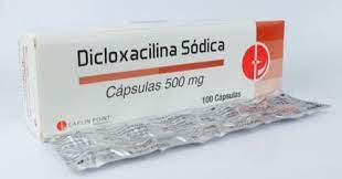 Dicloxaciclina sódica 500 mg x 100 cápsulas