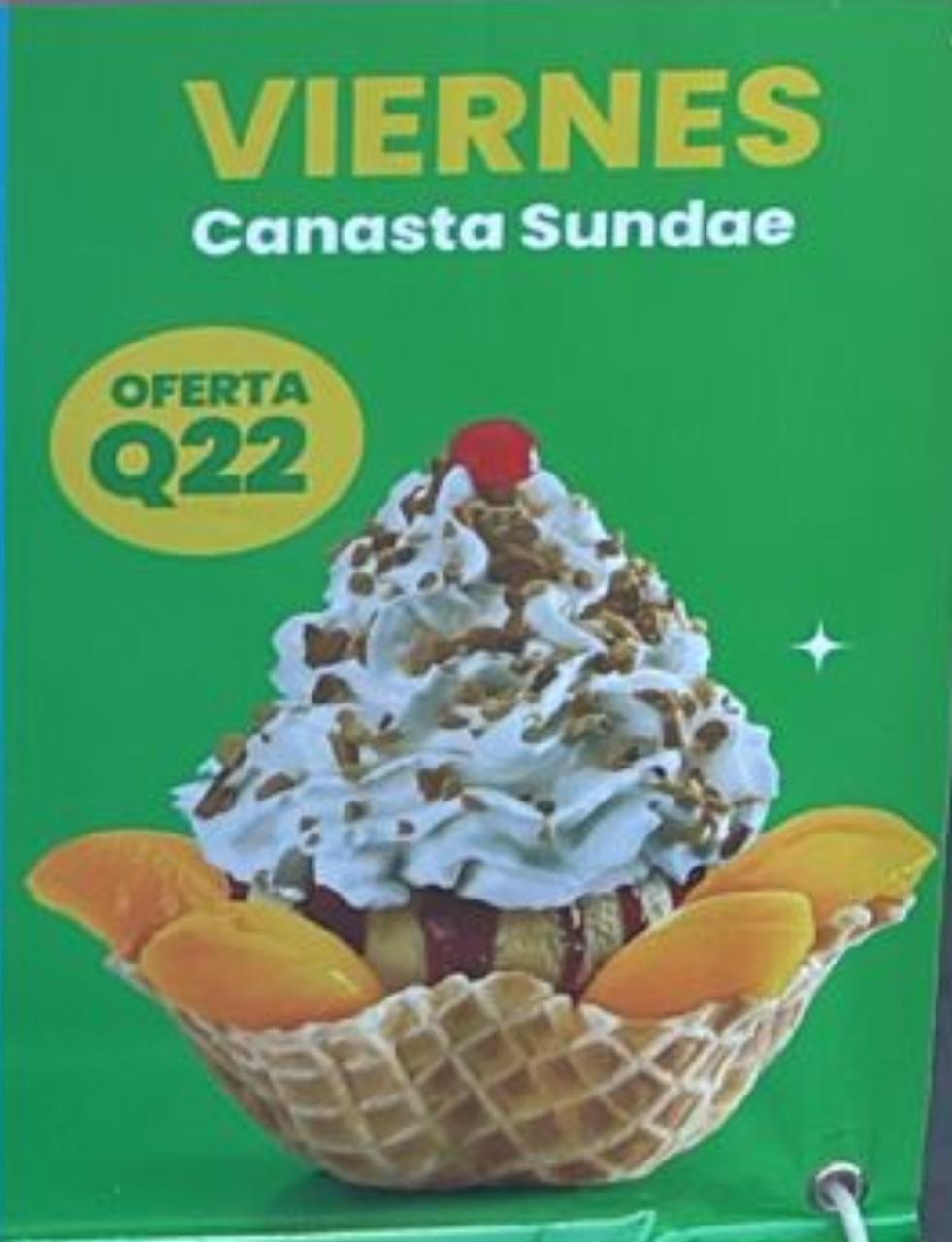 VIERNES CANASTA SUNDAE