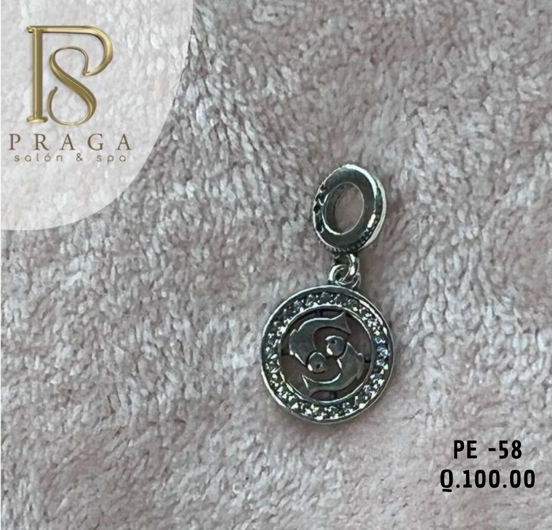 CHARM PANDORA - CIRCULO CON DELFINES