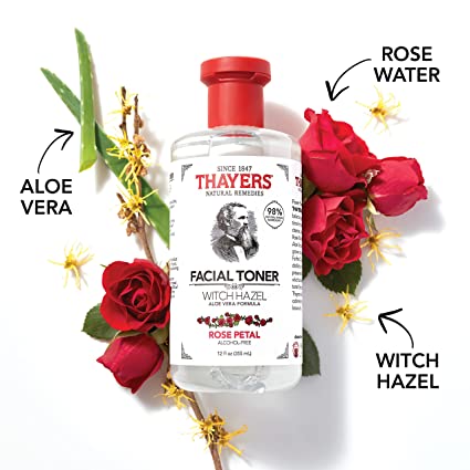 FACIAL TONER  ROSE PETAL  8.5 oz