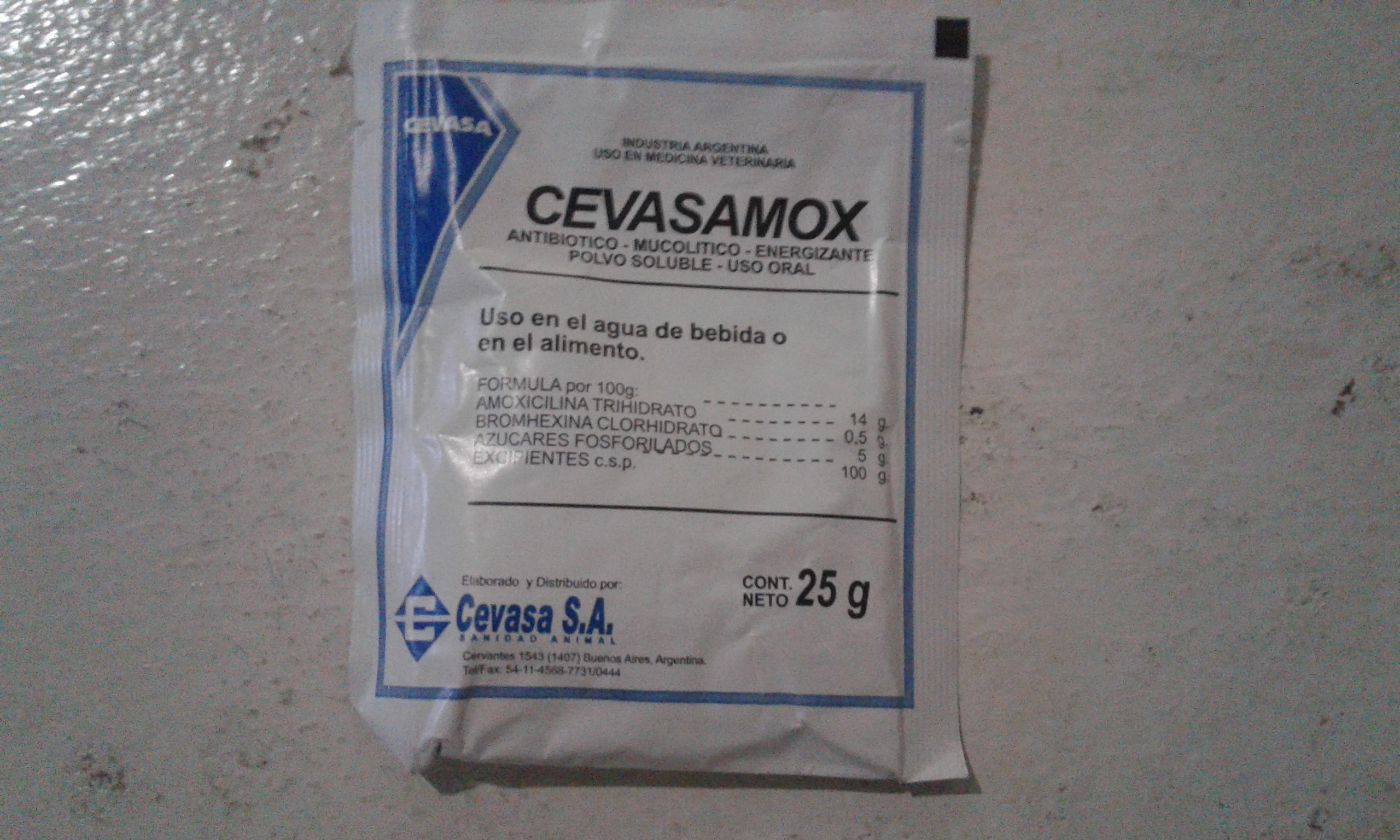 CEVASAMOX 25gr