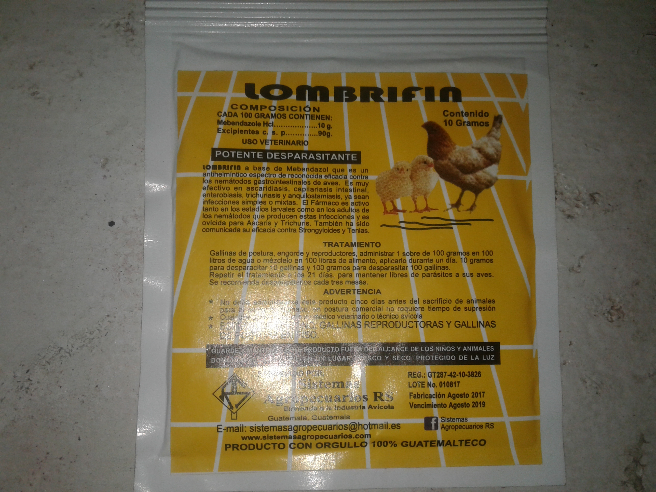 LOMBRIFIN 10G