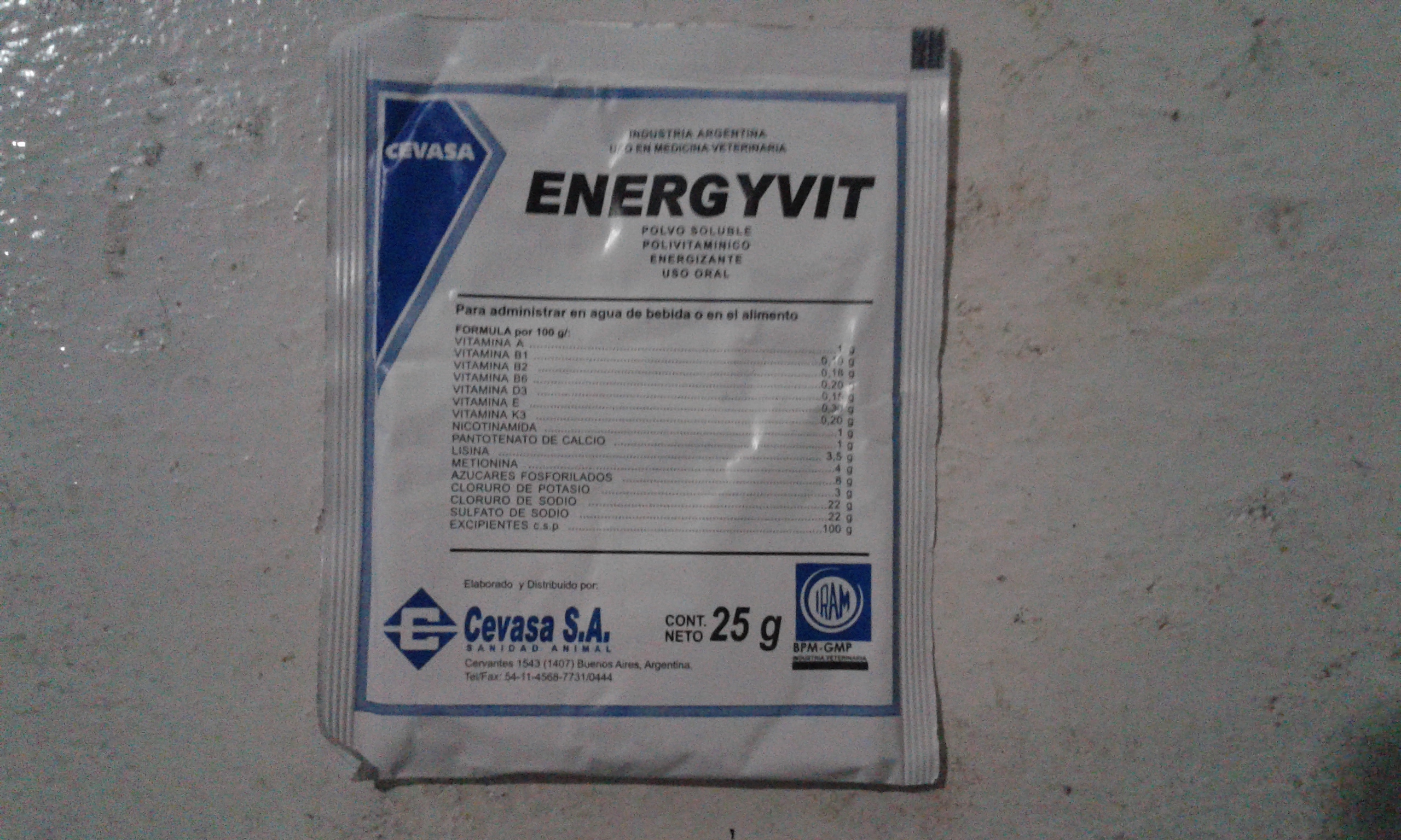 ENERGYVIT 25G