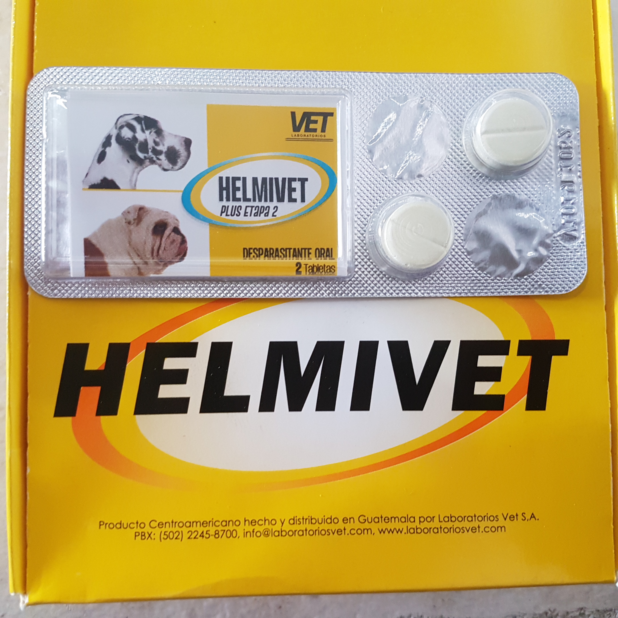 HELMIVET TABLETA  PERROS Y GATOS