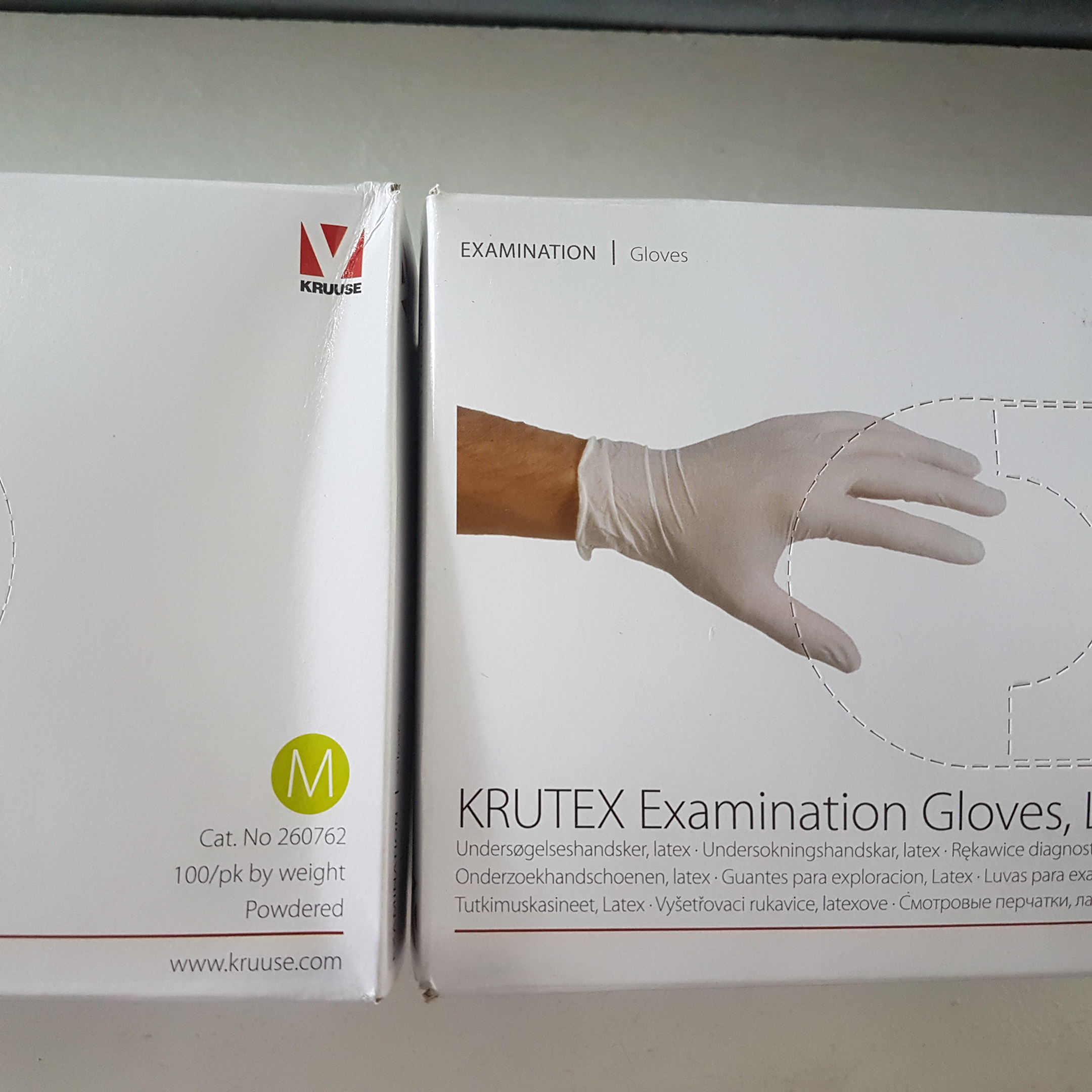 GUANTES P/ EXAMEN  KRUTEX MEDIANO