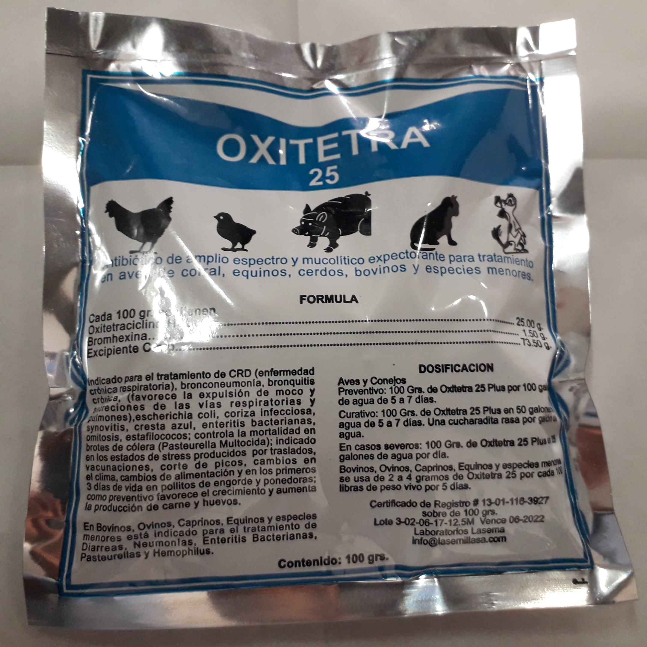 OXITETRA 100GRS